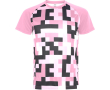 T-shirt technique unisexe en polyester 150 g/m² Roly Direct Ventor couleur rose pastel