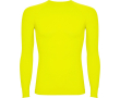 T-shirt thermique sans coutures ajustable 200 g/m² Roly Direct Prime couleur jaune fluorescent