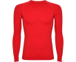 T-shirt thermique sans coutures ajustable 200 g/m² Roly Direct Prime couleur rouge