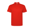Polo technique en polyester recyclé 125 g/m² Roly Direct Tormo couleur rouge