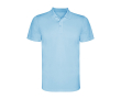 Polo technique à manches courtes 150 g/m² Roly Direct Monzha couleur bleu ciel