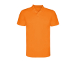 Polo technique à manches courtes 150 g/m² Roly Direct Monzha couleur orange fluorescent