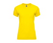 T-shirt technique cintré pour femme 135 g/m² Roly Direct Bahrain couleur jaune