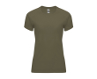 T-shirt technique cintré pour femme 135 g/m² Roly Direct Bahrain couleur vert militaire