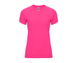 T-shirt technique cintré pour femme 135 g/m² Roly Direct Bahrain couleur rose fluorescent