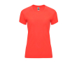 T-shirt technique cintré pour femme 135 g/m² Roly Direct Bahrain couleur corail