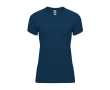 T-shirt technique cintré pour femme 135 g/m² Roly Direct Bahrain couleur bleu marine