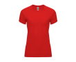 T-shirt technique cintré pour femme 135 g/m² Roly Direct Bahrain couleur rouge