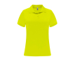Polo technique en polyester pour femme 150 g/m² Roly Direct Monzha couleur jaune fluorescent