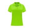 Polo technique en polyester pour femme 150 g/m² Roly Direct Monzha couleur vert lime