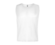Dossard de sport unisexe respirant 90 g/m² Roly Direct Roma couleur blanc