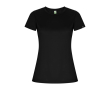 T-shirt en polyester recyclé pour femme 135 g/m² Roly Direct Imola couleur noir