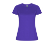 T-shirt en polyester recyclé pour femme 135 g/m² Roly Direct Imola couleur mauve