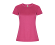 T-shirt en polyester recyclé pour femme 135 g/m² Roly Direct Imola couleur rose