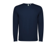 T-shirt à manches longues 125 g/m² Roly Direct Estoril L/S couleur bleu marine