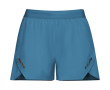 Short en polyester respirant pour femme, 110 g/m², Roly Direct Stratos couleur bleu gris
