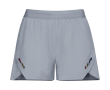 Short en polyester respirant pour femme, 110 g/m², Roly Direct Stratos couleur gris