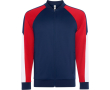 Veste de sport unisexe en polyester, 210 g/m², Roly Direct Gladius couleur rouge