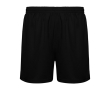 Pantalon de sport court 140 g/m² Roly Direct Player couleur noir