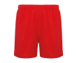 Pantalon de sport court 140 g/m² Roly Direct Player couleur rouge