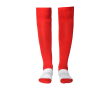 Chaussettes sport en polyester Roly Direct Soccer couleur rouge