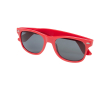 Lunettes de soleil style rétro idéales pour l’extérieur UV400 couleur rouge