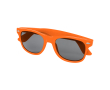 Lunettes de soleil style rétro idéales pour l’extérieur UV400 couleur orange