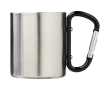 Mug isotherme double paroi avec mousqueton intégré 200 ml couleur noir