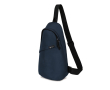 Sac bandoulière durable en rPET recyclé avec bretelles ajustables couleur bleu marine