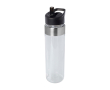 Gourde de sport en tritan avec bec verseur 650 ml couleur transparent