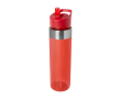 Gourde de sport en tritan avec bec verseur 650 ml couleur rouge