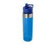 Gourde de sport en tritan avec bec verseur 650 ml couleur bleu