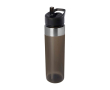 Gourde de sport en tritan avec bec verseur 650 ml couleur gris