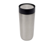 Thermos en acier inoxydable avec ouverture par bouton poussoir 350ml couleur argenté