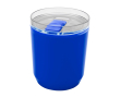 Mug isotherme en plastique recyclé avec design simple 180 ml couleur bleu
