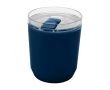 Mug isotherme en plastique recyclé avec design simple 180 ml couleur bleu marine