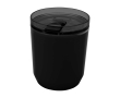 Mug isotherme en plastique recyclé avec design simple 180 ml couleur noir