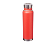 Bouteille en inox recyclé à double paroi avec bouchon à vis 650 ml couleur rouge