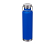 Bouteille en inox recyclé à double paroi avec bouchon à vis 650 ml couleur bleu roi