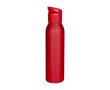 Gourde en acier inoxydable recyclé simple paroi 650 ml couleur rouge