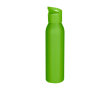 Gourde en acier inoxydable recyclé simple paroi 650 ml couleur vert fluorescent