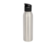 Gourde en acier inoxydable recyclé simple paroi 650 ml couleur gris clair
