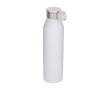 Bouteille en acier inoxydable recyclé avec anse ronde 650 ml couleur blanc
