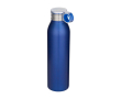 Bouteille en acier inoxydable recyclé avec anse ronde 650 ml couleur bleu roi