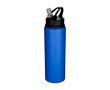 Gourde en acier inoxydable recyclé simple paroi 800 ml couleur bleu roi
