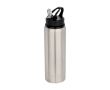 Gourde en acier inoxydable recyclé simple paroi 800 ml couleur gris
