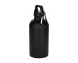Bouteille mate en acier inoxydable recyclé simple paroi 400 ml couleur noir