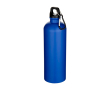 Gourde mate en acier inoxydable recyclé avec mousqueton 750 ml couleur bleu roi