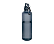 Gourde légère en plastique recyclé avec mousqueton 750 ml couleur bleu bondi