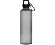 Gourde légère en plastique recyclé avec mousqueton 750 ml couleur noir
